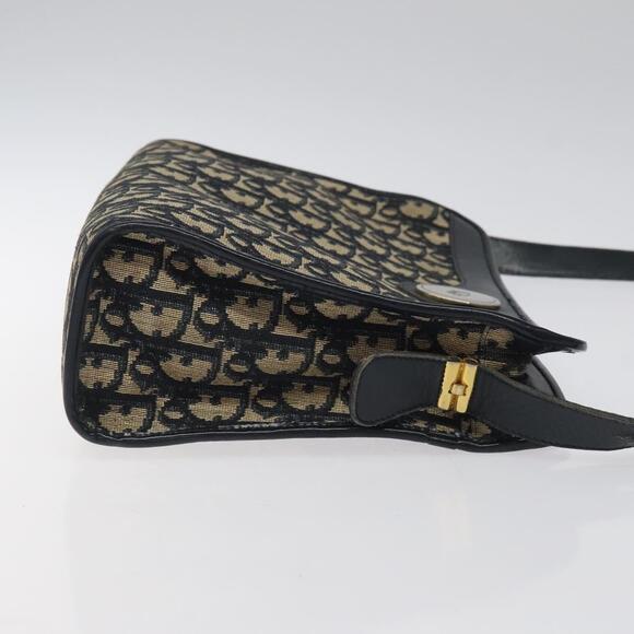 DIOR Trotter Canvas Shoulder Bag Navy - Picture 4 of 12